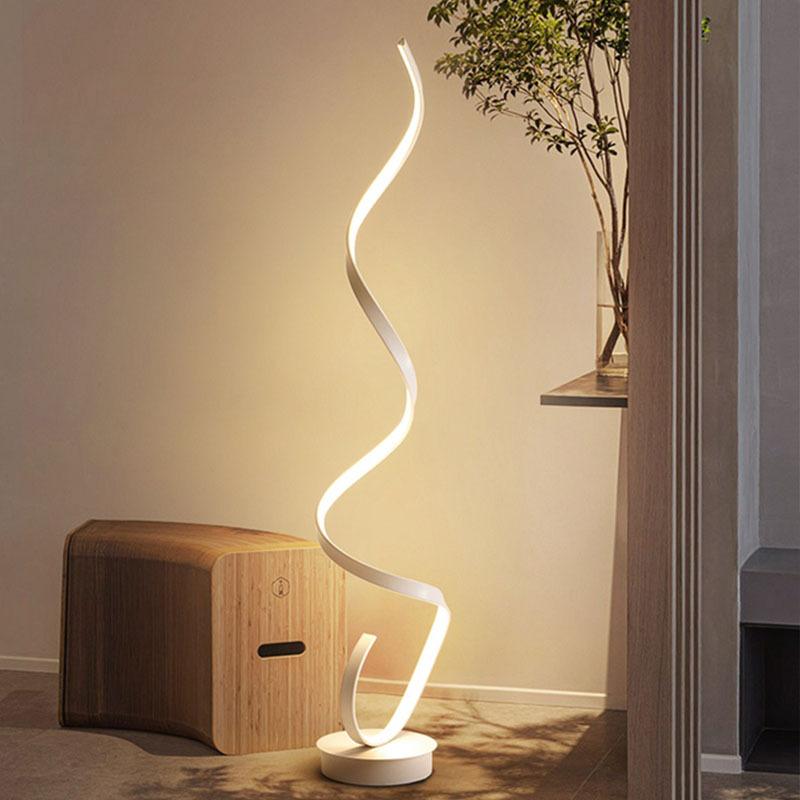 Modern LED Floor Lamp Dimmable For Bedroom Bedside Living Room Sofa TV Background Wall Study Office Reading Lighting Fixtures