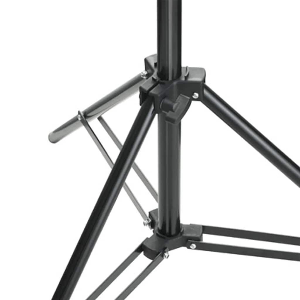 Vidaxl Studio Set With Lamps, Background And Reflectors