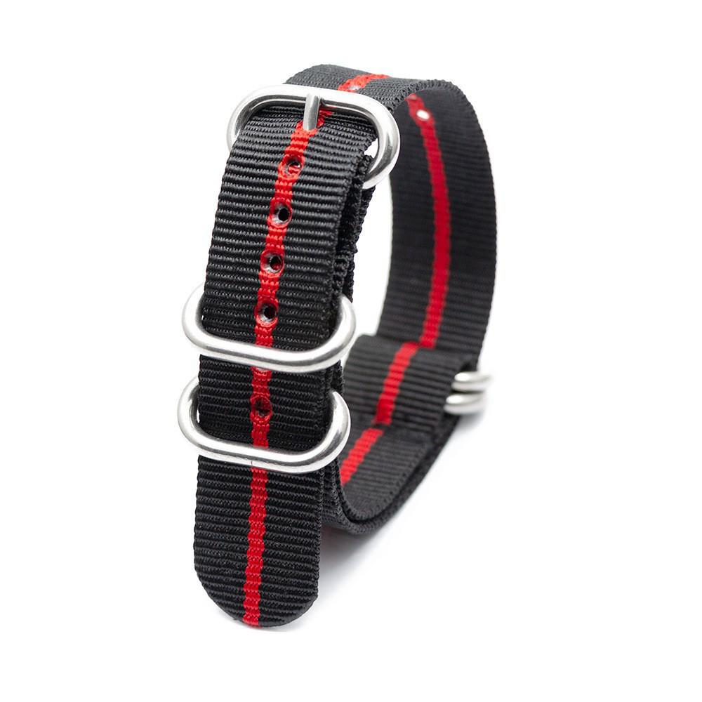 Silver Smooth Oval Buckle Nylon Watch Strap - Waterproof E-commerce Source Watch Band