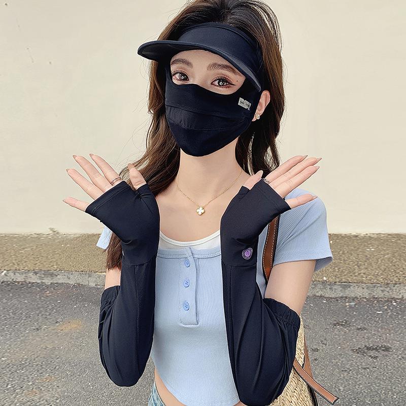 

Женская дышащая летняя солнцезащитная маска для лица с козырьком для велоспорта