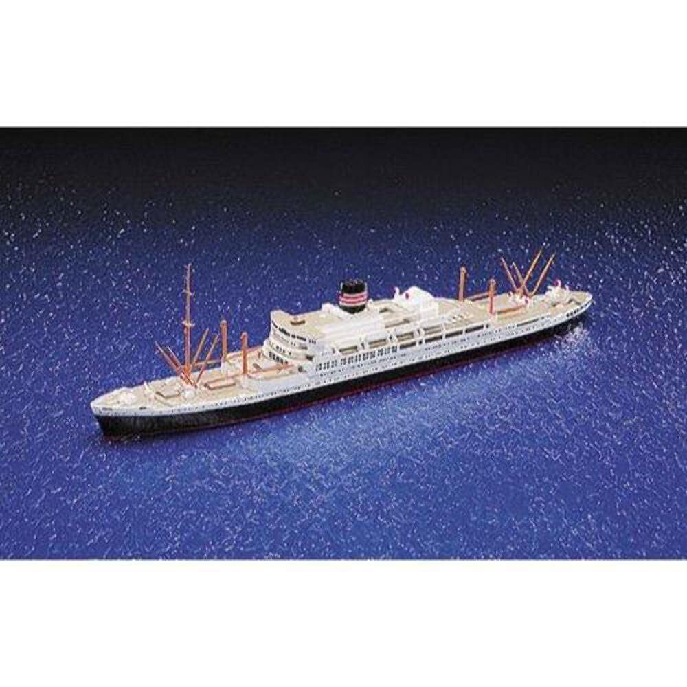 Aoshima Bunka Kyozai Waterline Series Nippon Yusen Kasuga Maru Plastic Model 508 1/700