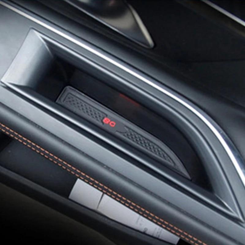 My Good Car  2pcs Plastic Car Interior Front Side Door Storage Box Case For Peugeot 5008 4008 Car accessories