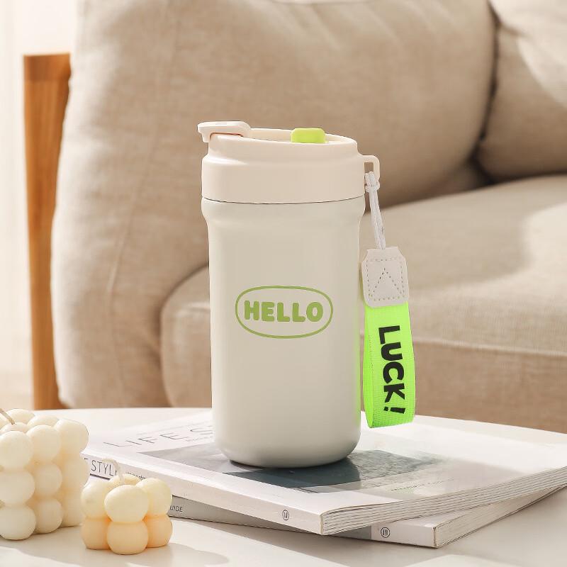 OLOEY 316 Stainless Steel Insulated Coffee and Tea Mug with Straw