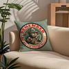 Anime S-Smokey B-Bear Pillow Case Comfort Sofa Bed Silky Elegant Invisible Zipper Custom Decorative Cushion Cover