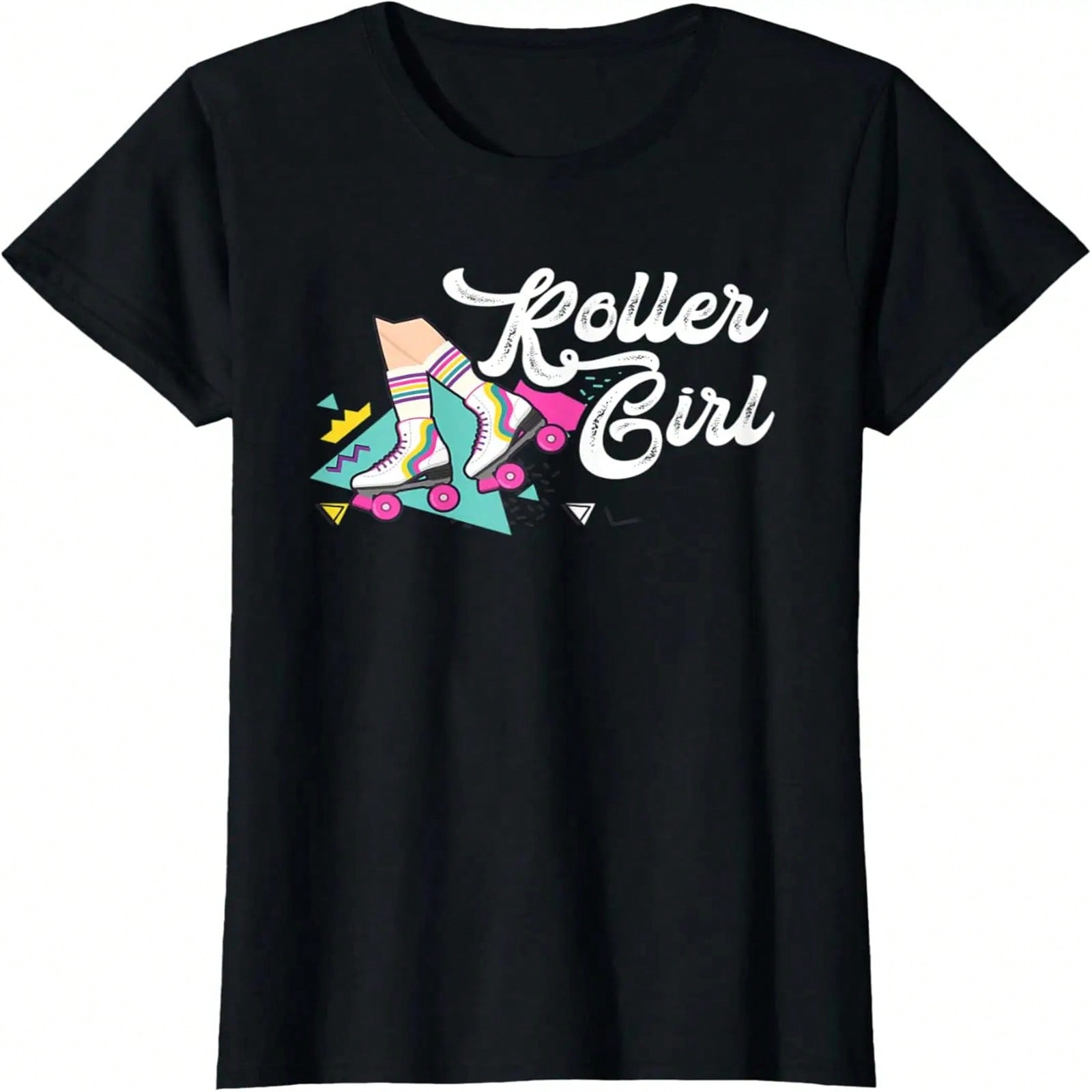 Roller Vintage Seventies 70 s Retro Skating Cute T-Shirt S разноцветный