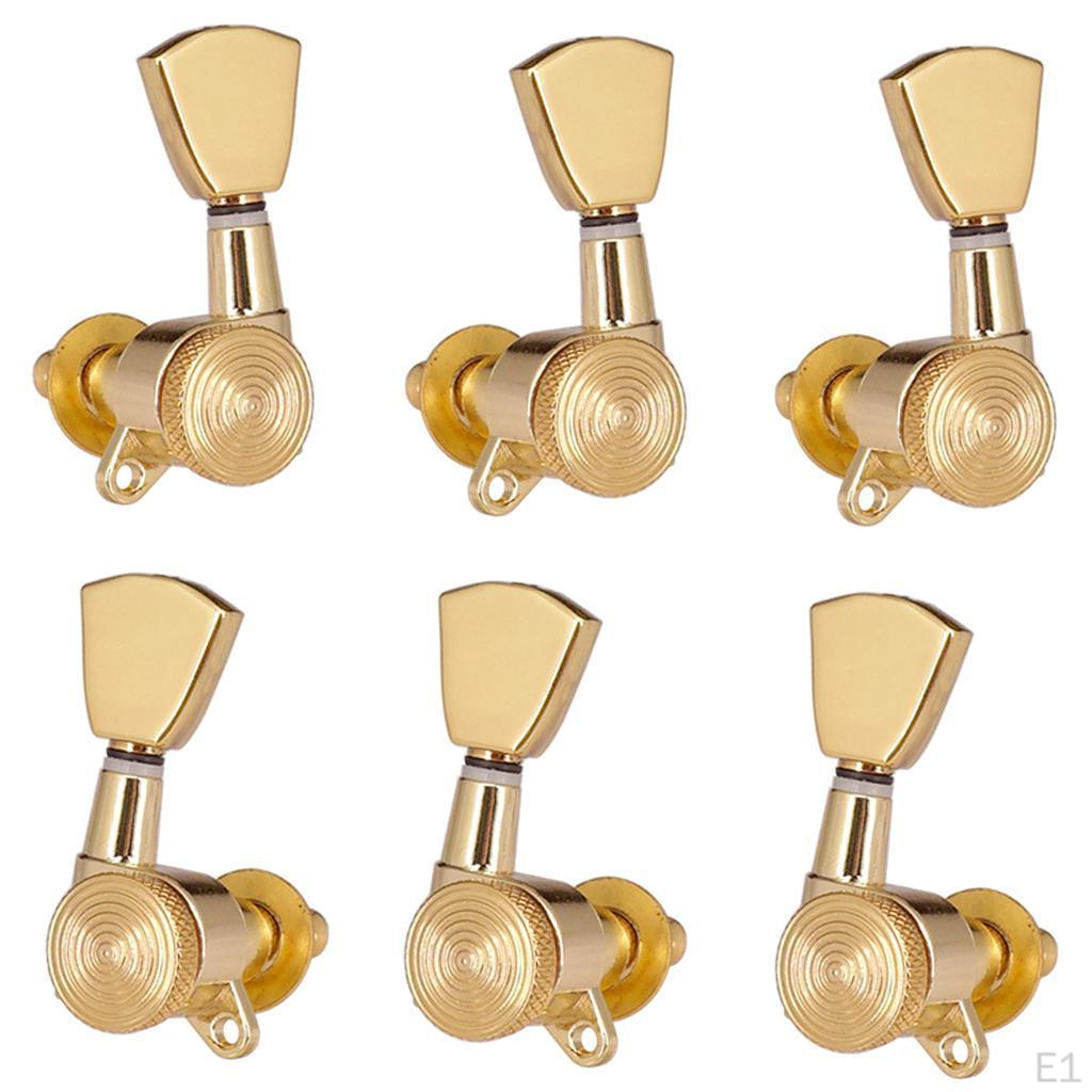 6 And Zinc Alloy Guitar String Buttons for Aficionados