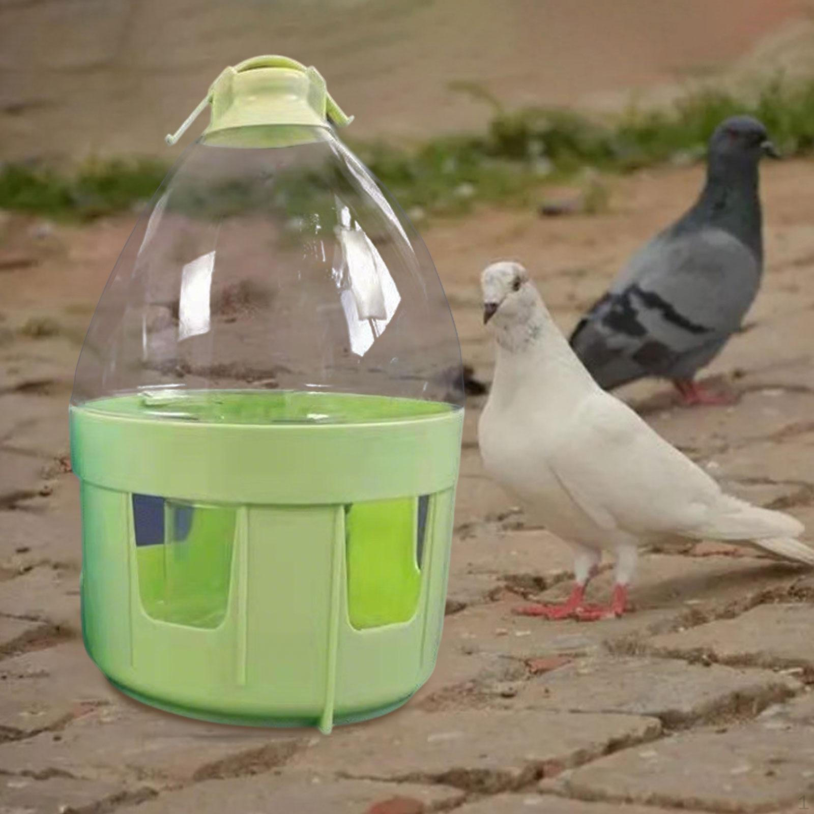 

Automatic Bird Bath, Hanging Water Dispenser with Handle, PP Container, Practical And Easy to 4L