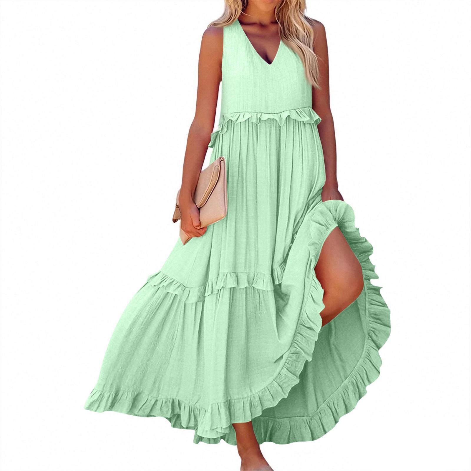 

Жіноче літнє довге плаття Big Swing Beach Dress M