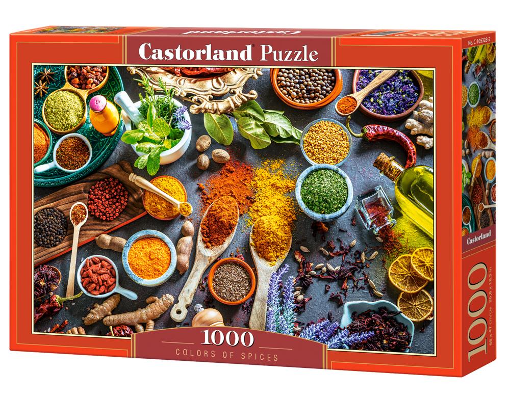 1000 Piece Puzzle. Spice Colors