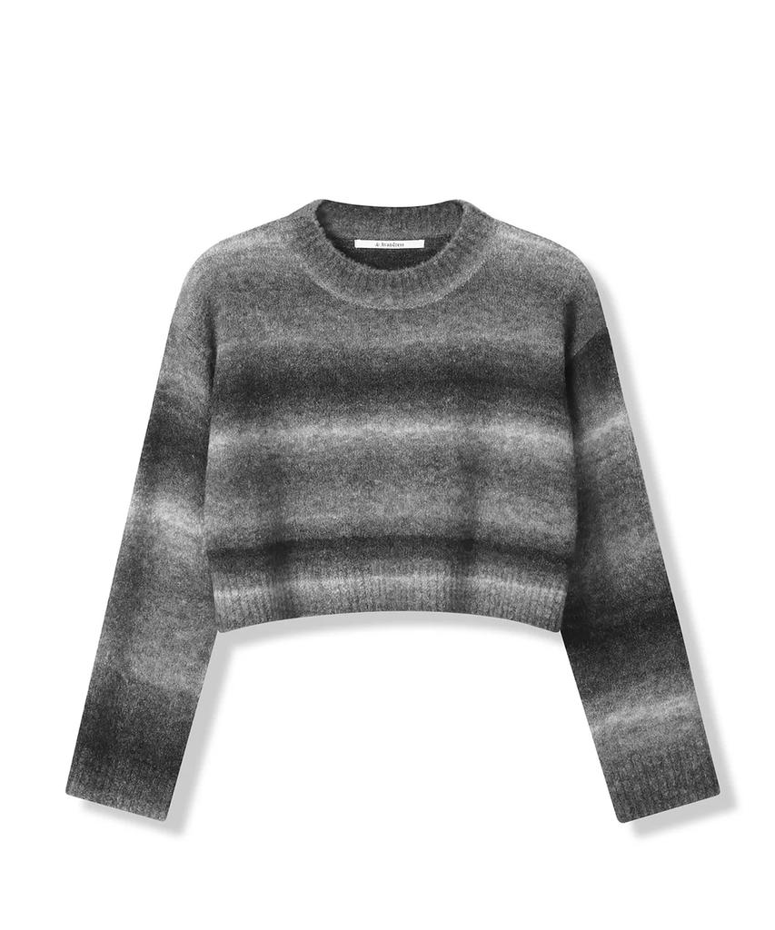 AVANDRESS Wool Gradation Crop Knit - 3Col