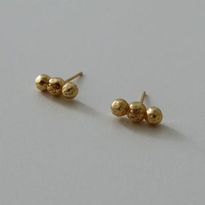MIDNIGHT MOMENT Bale Triple Earring - Gold