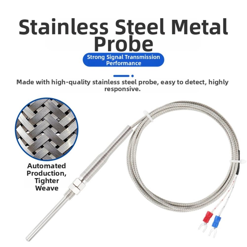 KType Thermocouple Probe Stainless Steel for Accurate and Quick Temperature Readings In Plastic Machinery Systems