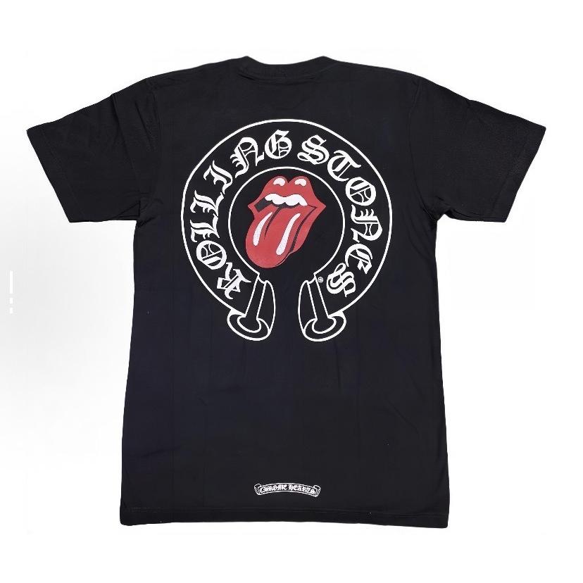 D62 CHROME HEARTS Estate 2026 Nuova T-shirt di Cotone di Alta Qualità Girocollo Larga Taglia Grande Unisex T-shirt per Coppia