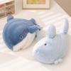Simulation Sea Stuffed Plush Doll Fluffy Whale Plush Toy Animals Shark Toys  Birthday Gift