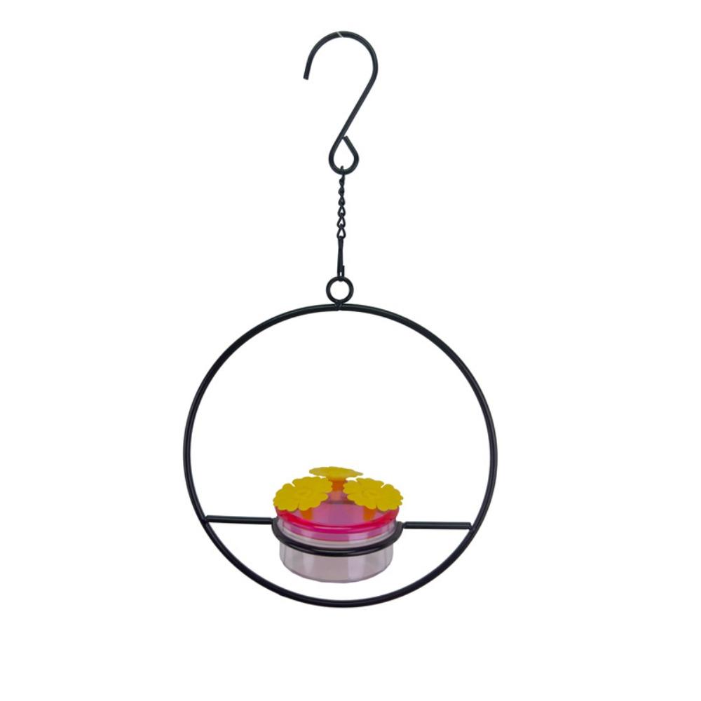 

Metal Bird Feeder Transparent Bird Water Bowl Bird Raising Tool Hummingbird Feeder Parrot Style 1