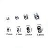 200pcs Fit 1.5/2/2.4/3.2mm Ball Chain Calotte End Crimp Beads Connector Components For DIY Jewelry Making Accessories Findings