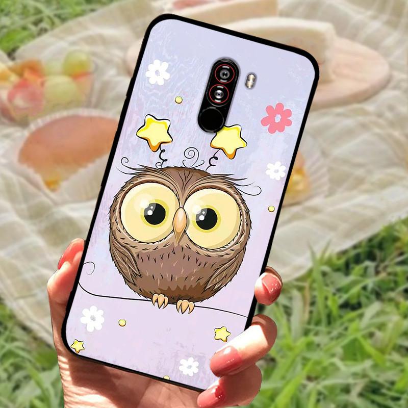 For Xiaomi Mi Pocophone F1 Case Cover PocoF1 Silicone Soft Marble Black Bumper Funda Coque for Xiaomi Poco F1 Poko Protective