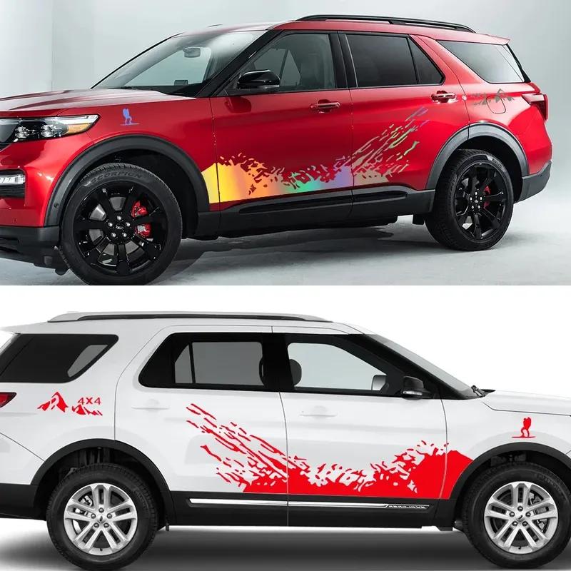 Car Body Door Vinyl Film Stickers For Ford Explorer 1 2 3 4 5 6 Auto Appearance Waterproof Refit Decor Decals Accessories