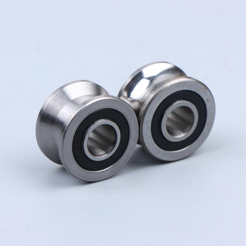 U22 T22 Shaped Groove Round Bottom Track Pulley Bearing Sliding Rollers Bearing Designed To Withstand Heavy Loads And Speed