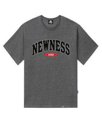 TRIPSHION Newness Varsity Logo T-Shirt - Pigment Black