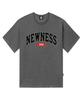 TRIPSHION Newness Varsity Logo T-Shirt - Pigment Black