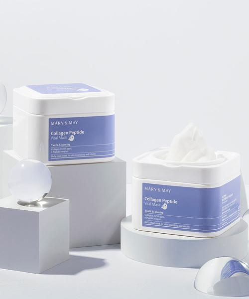 Mary & May Collagen Peptide Vital Mask 30 Sheets/400g