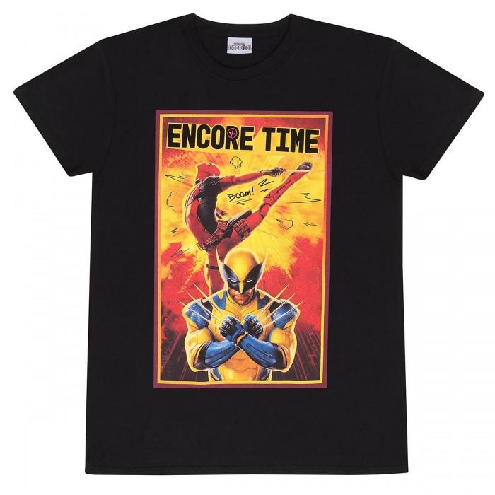 Deadpool & Wolverine Unisex Adult Encore Time T-Shirt
