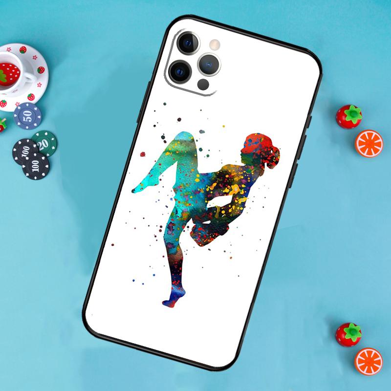 

Muay Thai Phone Case For iPhone 17 Air 15 14 13 12 11 16 Pro Max 13 12 mini 15 16 Plus 16e Cover Funda iPhone 14