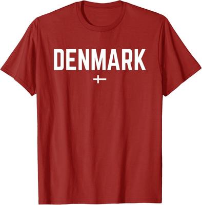 DÄNEMARK Flagge | Männer Frauen Kinder | Rotes DÄNEMARK T-Shirt NEUES SHIRT 2025 Unisex T-Shirt