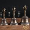 Nepal Bronze Bell Ethereal Sound Tibetan Buddhist Temple Vajra Bell Dorje Wholesale