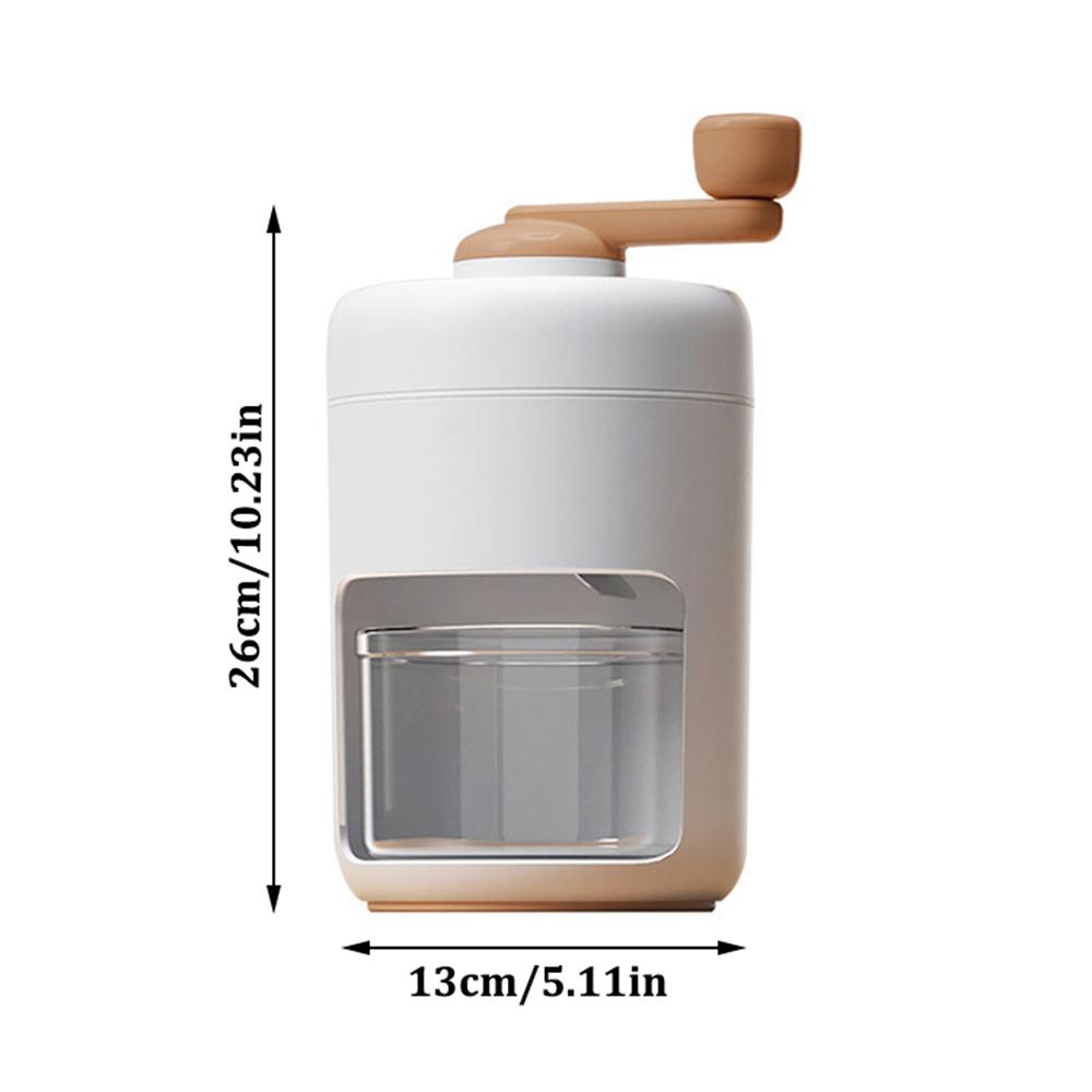 Shaved Ice Maker Machine for Home Ice Shaver Hand Crank Slushy Maker Machine Ice Crusher for Snow Cones Ideal for Outdoor Picnic