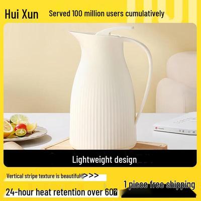 Thermos à grande capacité Huixun avec revêtement en verre