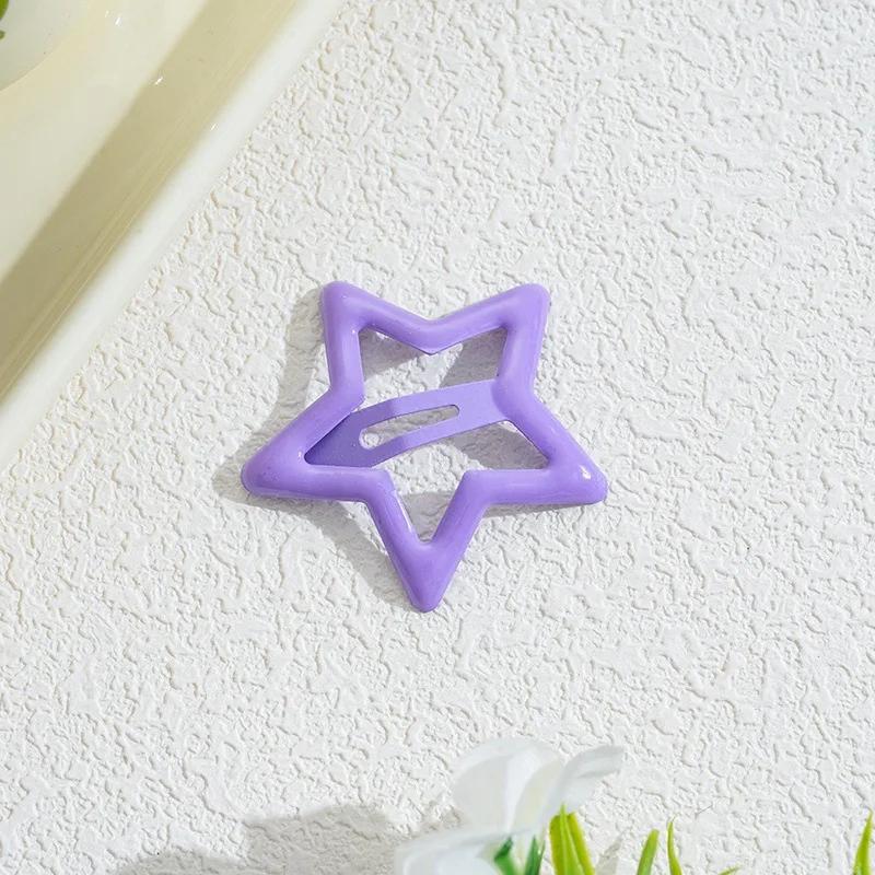 10 buc/set Agrafă de păr stea colorată drăguță pentru fete copii agrafe de păr adorabile pentru decorarea părului accesorii de păr pentru copii