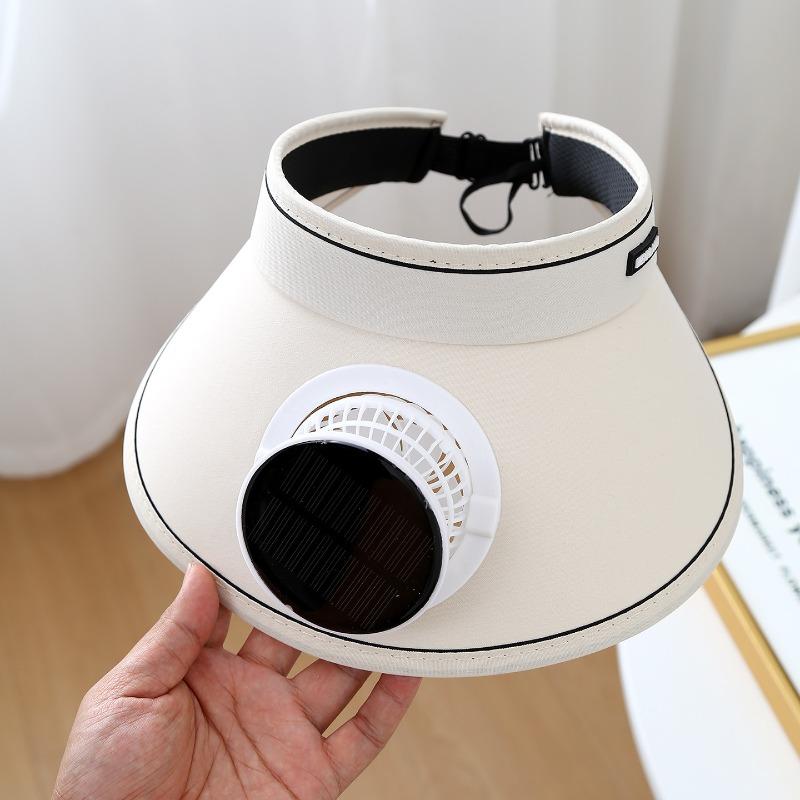Solar Powered Cooling Fan Hat with USB Charging Wide Brim Sun Hat Breathable for Men Hiking Fishing Outdoor