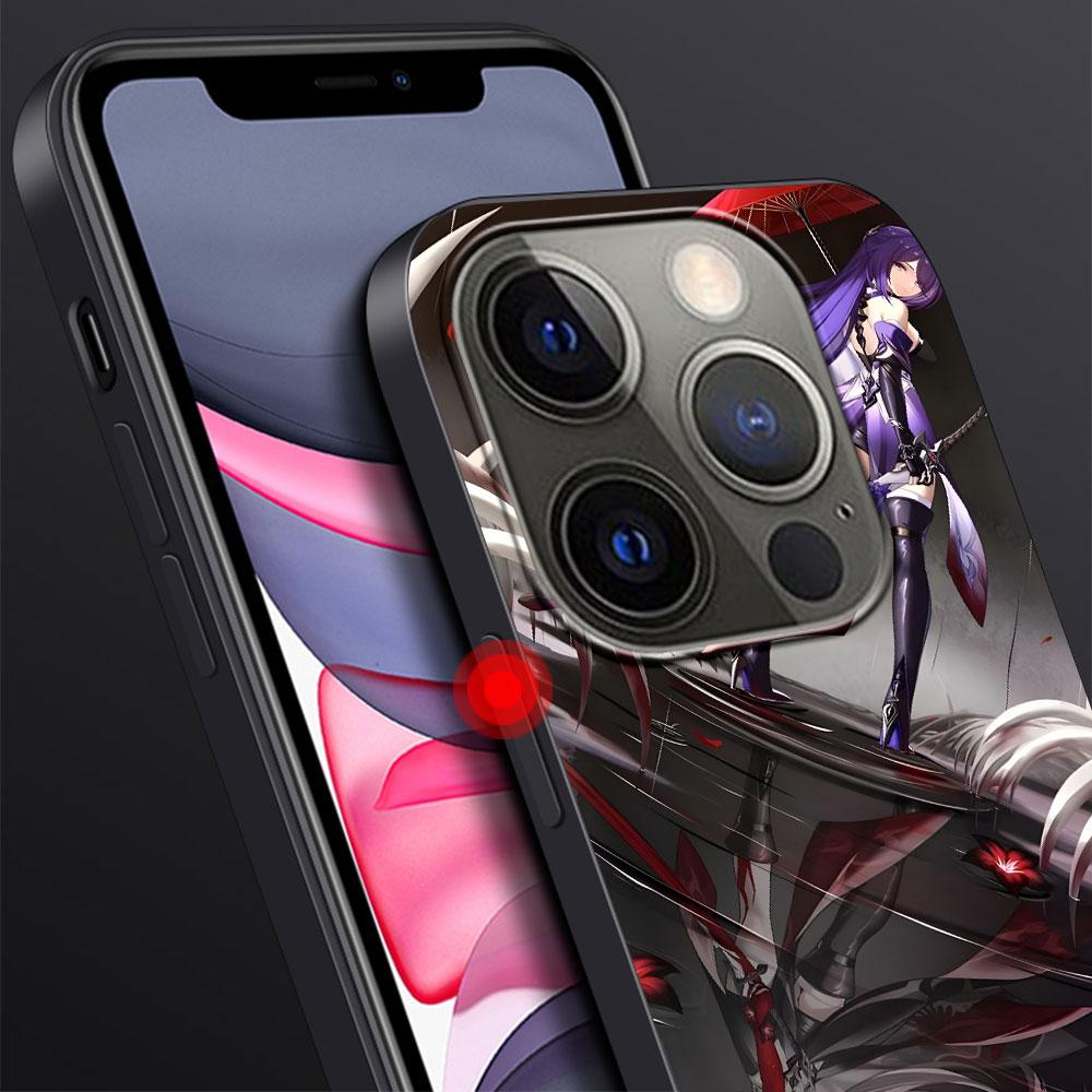 Honkai Star Rail Acheron Case for Apple iPhone 14 11 7 SE 2020 8 X XS 13 12 Mini XR 15 Pro Max Silicone Black Soft Phone Cover