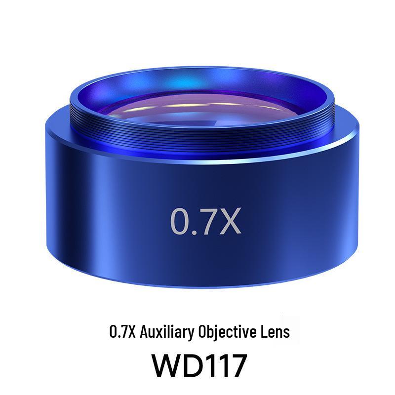 Wide-Angle Eyepiece Stereo Microscope with Reticle and Lens Adapter
