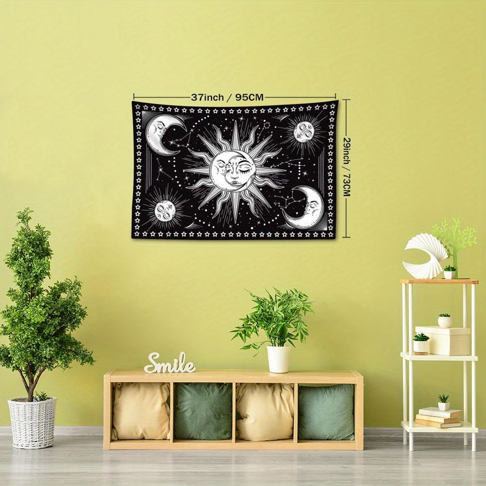 1pc Child of the Sun and Moon Tapestry Wall Hanging, Room Decor, Bedroom Decor, Living Room Background, Natural Style Backdrop Cloth, Tapestry