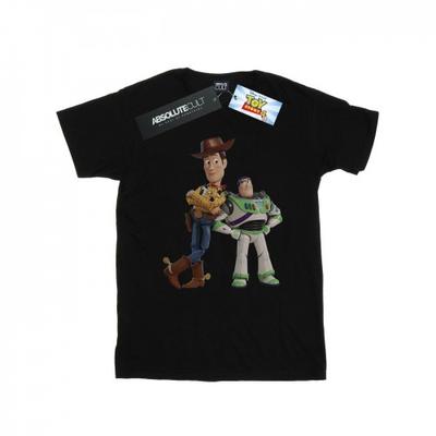 Boys Buzz Lightyear & Woody Standing Cotton T-Shirt
