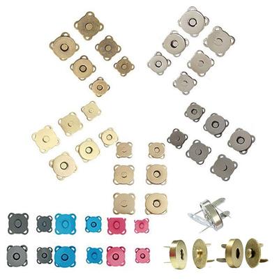 Boucle à pression magnétique Fleur de prunier - Cousue à la main, 10 mm, 14 mm, 18 mm