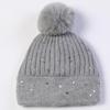 Women's Autumn Winter Plush Knitted Soft Rabbit Wool Hat Warm Beret