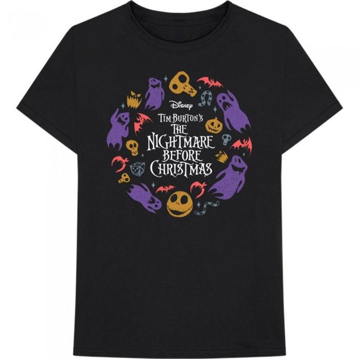 Nightmare Before Christmas Unisex-T-Shirt aus Baumwolle für Erwachsene mit Flugcharakteren