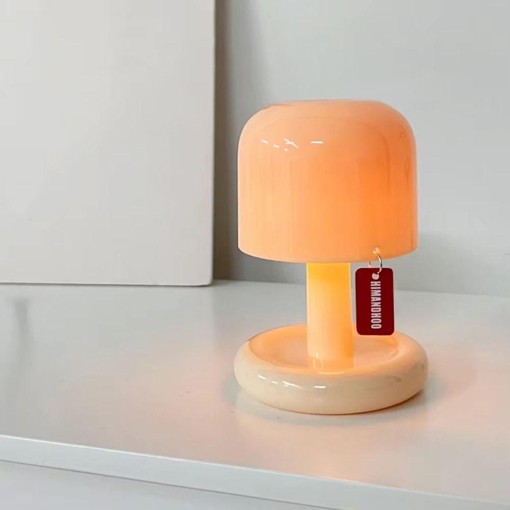 Mini Sunset Night Light LED Small Table Lamp Desktop Night Mushroom Table Lamp  Living Room Decor