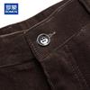 ROMON Men's Corduroy Straight Leg Casual Pants