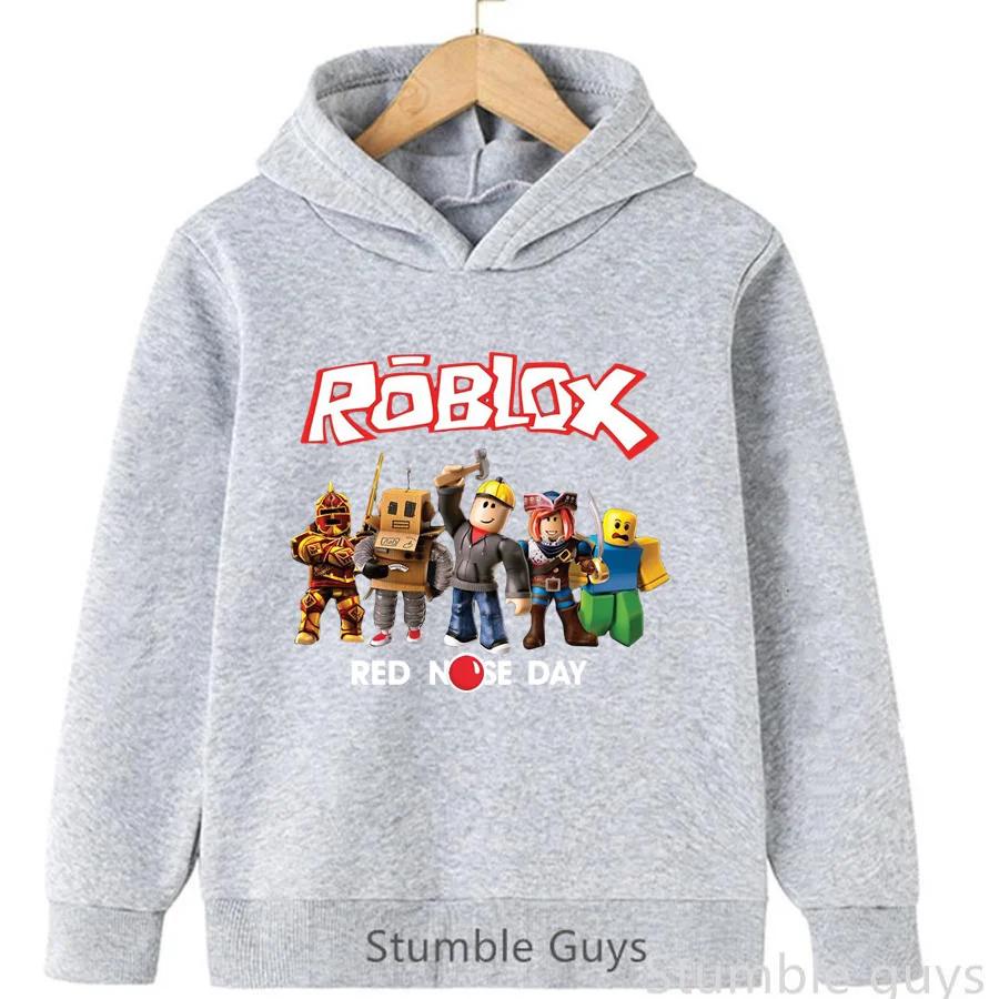 Roblox Kinder Sweatshirt Kapuzenpullover Roblox Welt Print Jungen Mädchen Mode Warme Kleidung