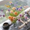 48cm Artificial Silk Daisy Flowers Bouquet for Wedding Party Garden Decoratio Home DIY Bridal Silk Fake Flower Arrangement Decor