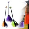 Kids Broom Cosplay Props Creative Portable Party Broomsticks for Dance Party Fancy Dress Theme Party Girls Masquerade Show