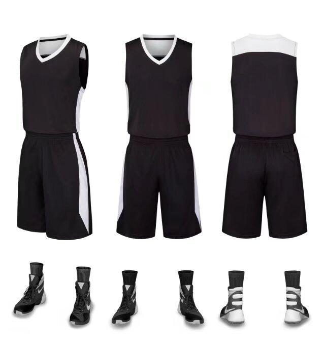 Wholesale basketball jersey set Customized children's jersey Training vest Student basketball sports game jersey Breathable
