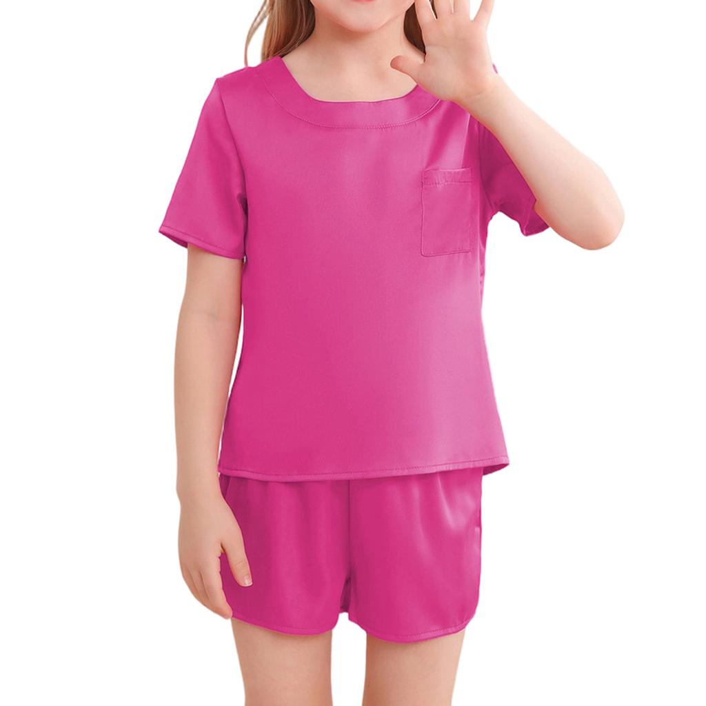 Children's Sleepwear 2-piece Home Clothes Short Sleeve Shorts Sleepwear Set
