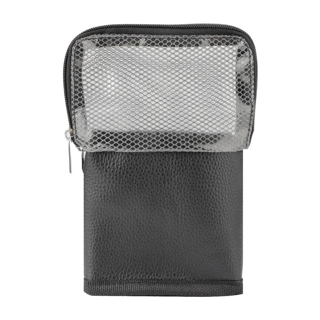 Black Foldable Makeup Brush Bag, Large Capacity, 14-40 Slots