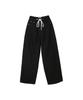 Rosiro Wide String Denim Pants Black